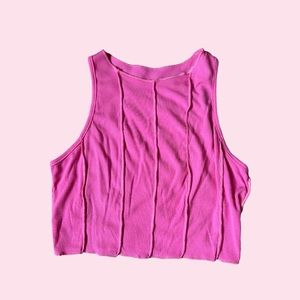 Pink Shein Crop Top